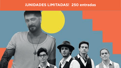 Entradas para Antonio Orozco + Morat + Fredi Leis el 22 de julio en Torrelavega