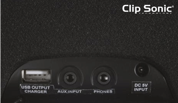 Radio despertador Bluetooth y Cargador