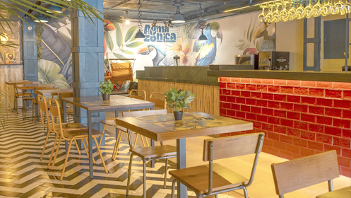 Hamburguesa premium + patatas + bebida