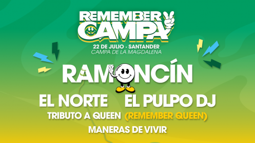 Entradas para Remember Campa 2025 el 22 de julio en Santander