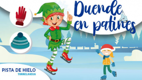 Entrada pista de hielo en Torrelavega